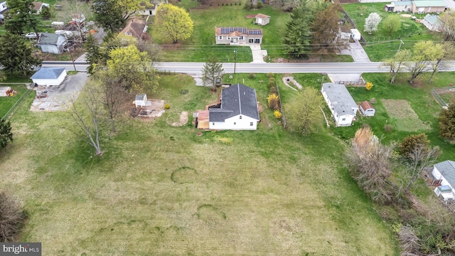 aerial view featuring a residential view