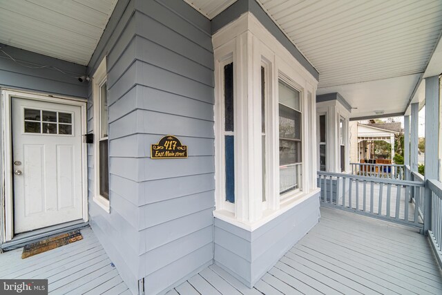 417 E Main St, Millville, NJ 08332 - view of exterior entry featuring covered porch
