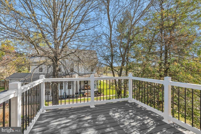 700 Pennsylvania Ave, Delanco, NJ 08075 - view of wooden deck