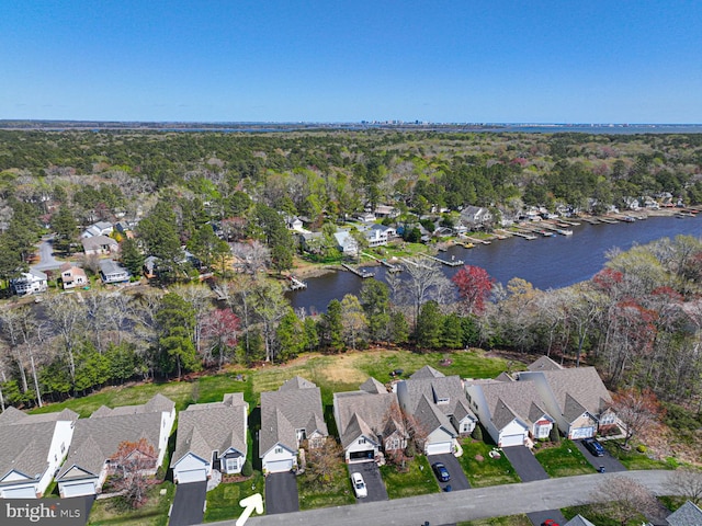 25 Easton Ave, Ocean Pines, MD 21811 - bird's eye view with a water view and a residential view