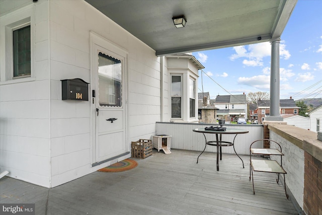 view of deck