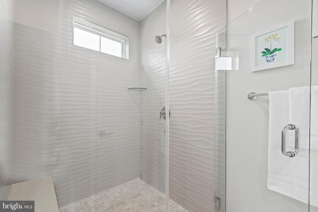 full bath featuring a stall shower