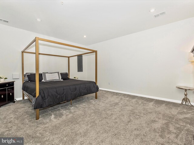 704 Kaplon Ct, Brunswick, MD 21716 - carpeted bedroom with baseboards and recessed lighting