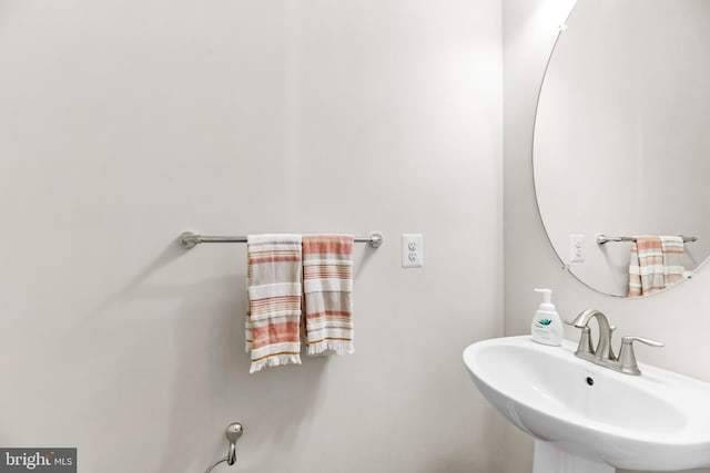 bathroom with a sink