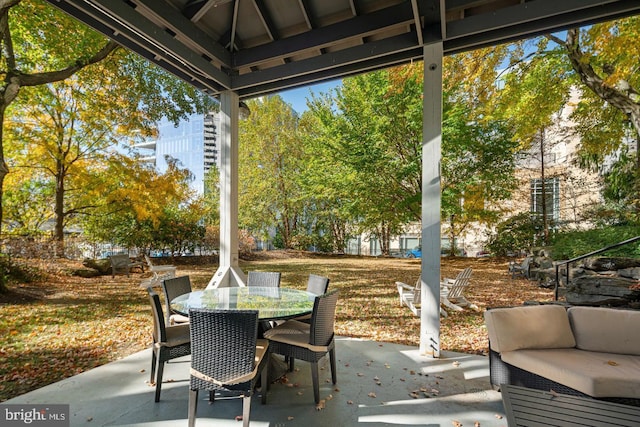 2001 Hamilton St Unit 909, Philadelphia, PA 19130 - view of patio / terrace featuring an outdoor hangout area and outdoor dining area