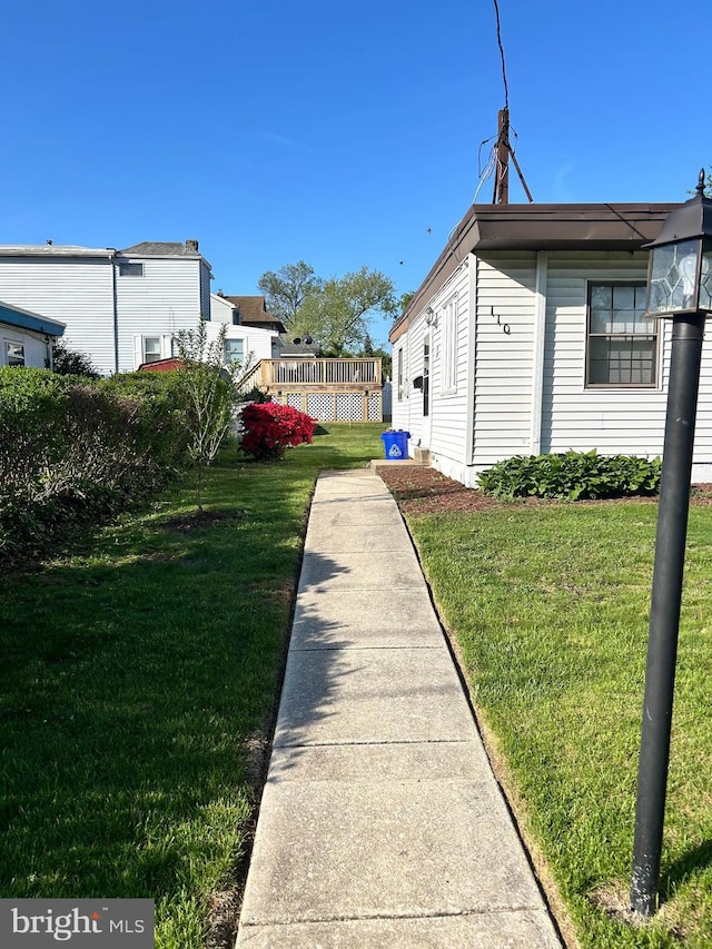 110 Woodland Ave, Norwood, PA 19074 - view of side of home featuring a yard
