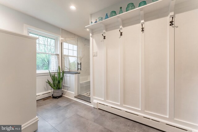 90 Indiantown Rd, Glenmoore, PA 19343 - mudroom with a baseboard radiator and recessed lighting