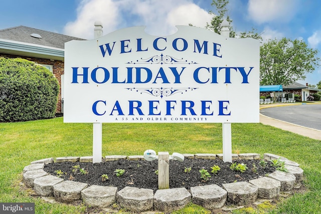 17 Hyannis St, Toms River, NJ 08757 - community sign with a lawn