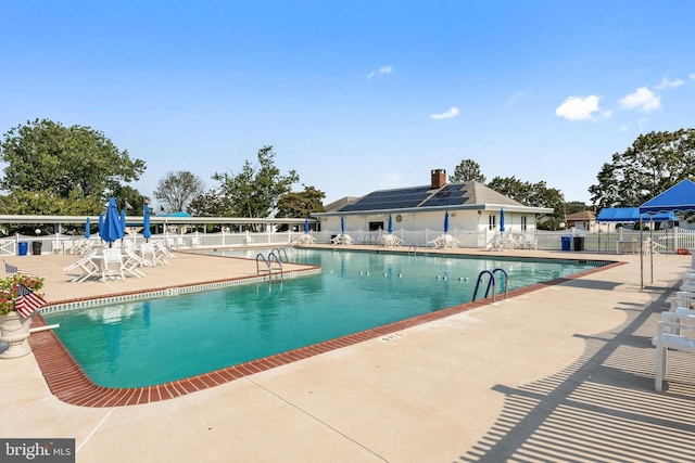 17 Hyannis St, Toms River, NJ 08757 - pool featuring fence and a patio area