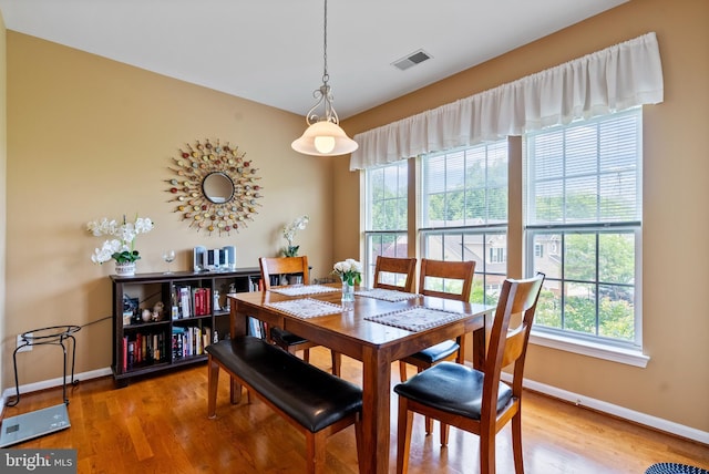 207 Secretariat Dr Unit M, Havre De Grace, MD 21078 - dining room featuring plenty of natural light, baseboards, and light wood finished floors