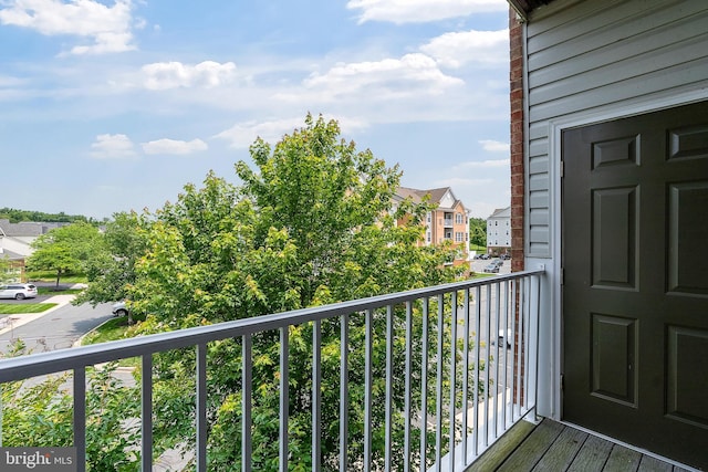 207 Secretariat Dr Unit M, Havre De Grace, MD 21078 - balcony featuring a residential view
