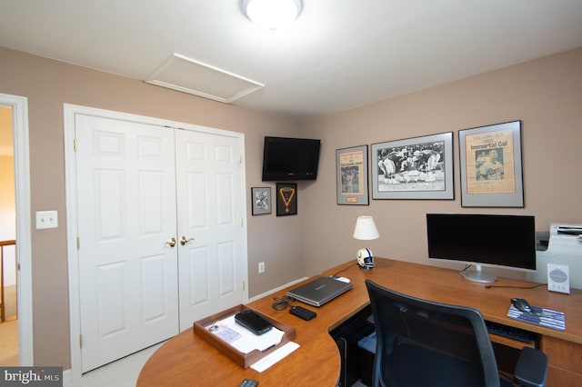 520 Bayside Dr, Stevensville, MD 21666 - office space with attic access and baseboards