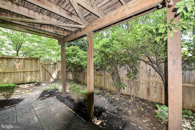 11431 Heritage Commons Way, Reston, VA 20194 - fenced backyard featuring a patio area and a gate