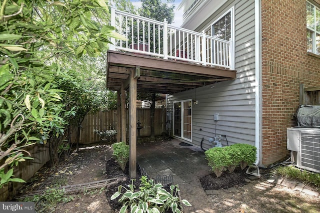 11431 Heritage Commons Way, Reston, VA 20194 - view of patio / terrace with cooling unit