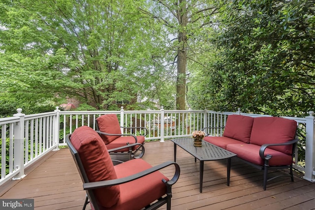 11431 Heritage Commons Way, Reston, VA 20194 - wooden deck featuring an outdoor hangout area