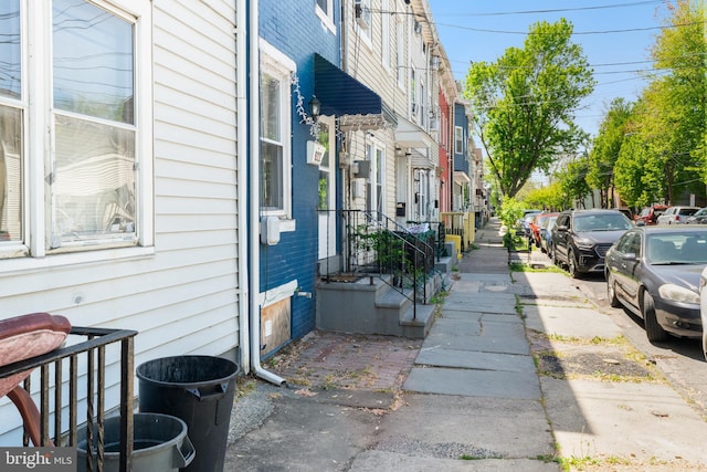 view of side of property