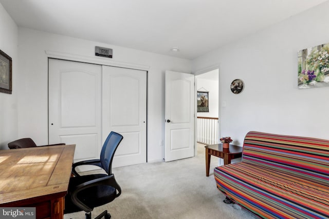 office space featuring carpet floors