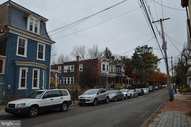 view of street featuring sidewalks