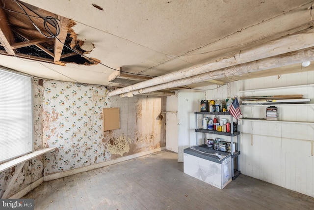 5342 Main St, Stephens City, VA 22655 - below grade area with hardwood / wood-style floors
