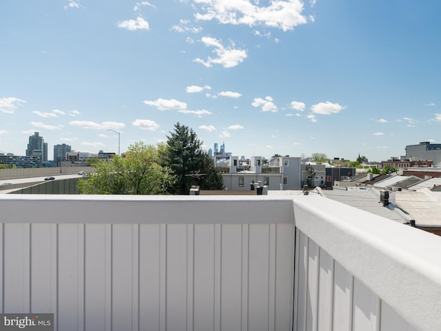 1021 E Palmer St, Philadelphia, PA 19125 - balcony with a view of city