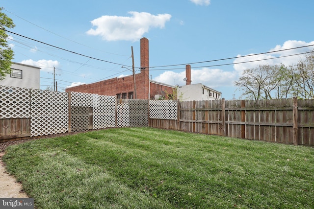 2026 Savannah Pl SE, Washington, DC 20020 - view of yard with a fenced backyard
