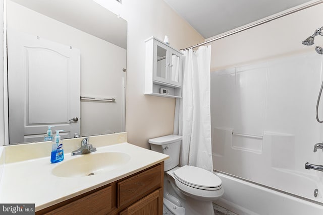 311 Patsy Ct, West Deptford, NJ 08066 - full bath with shower / bath combo with shower curtain, toilet, and vanity