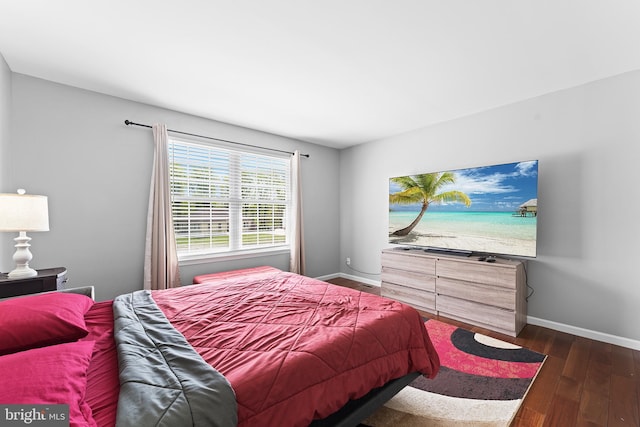 311 Patsy Ct, West Deptford, NJ 08066 - bedroom with dark wood-type flooring and baseboards