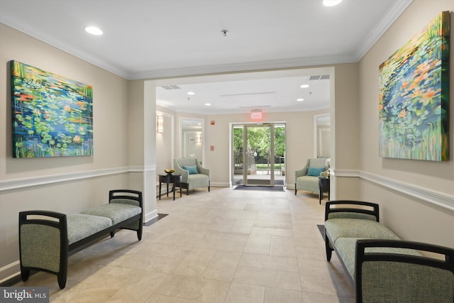 community lobby featuring visible vents