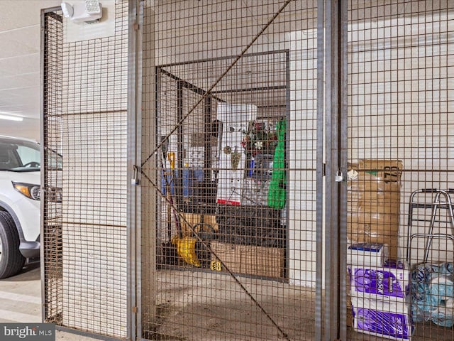view of storage