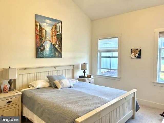 1605 Quincey Dr, Mechanicsburg, PA 17050 - carpeted bedroom with baseboards and vaulted ceiling