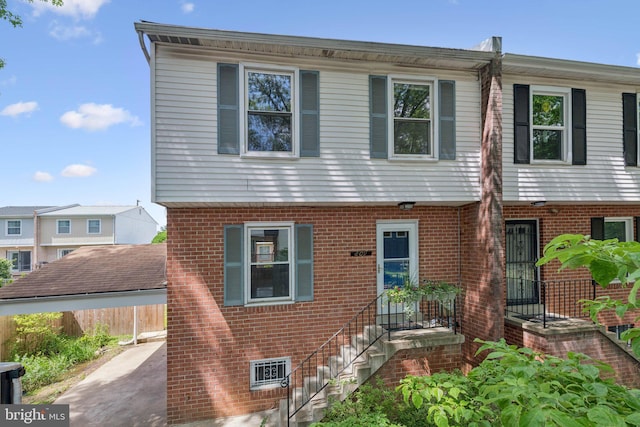 809 Floral Pl NW, Washington, DC 20012 - view of property featuring brick siding