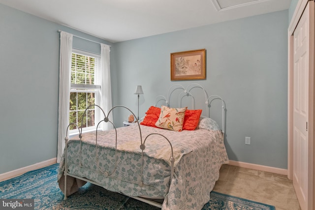 41 Hillview Rd, Morgantown, PA 19543 - carpeted bedroom with baseboards and a closet