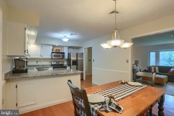 20 Tower Rd, Dillsburg, PA 17019 - dining area with light wood-type flooring