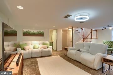 20 Tower Rd, Dillsburg, PA 17019 - home theater with carpet and recessed lighting