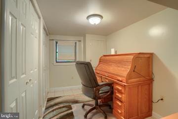 20 Tower Rd, Dillsburg, PA 17019 - home office with baseboards and light tile patterned floors