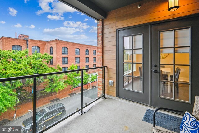 141 W St Unit 304, Annapolis, MD 21401 - balcony with french doors