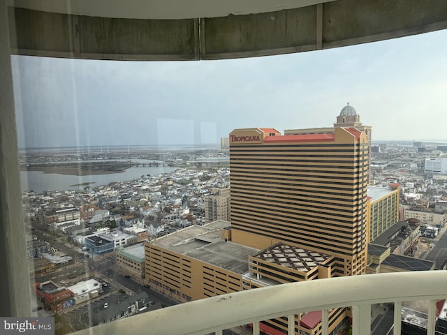 city view featuring a water view