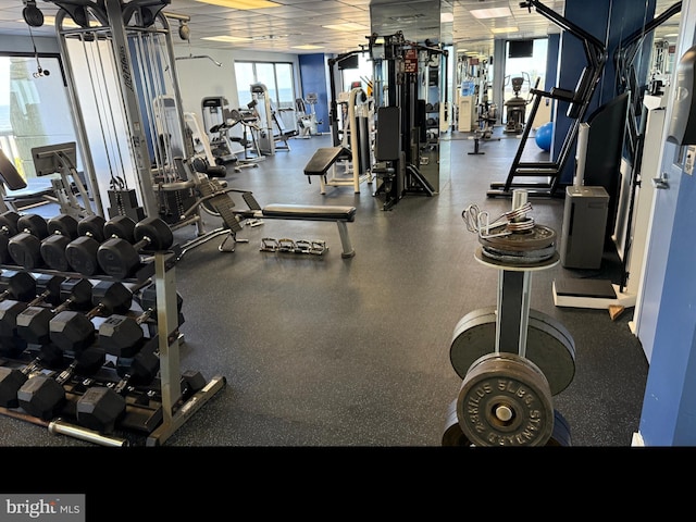 view of gym