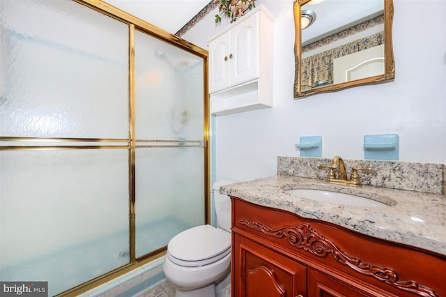 7198 Allegheny Dr, Frederick, MD 21702 - full bath with vanity, toilet, and a shower stall