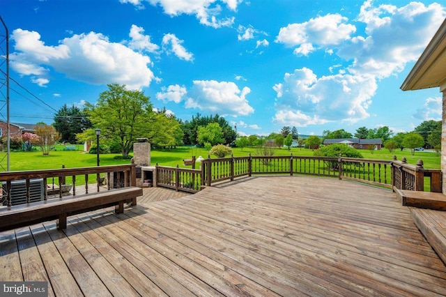 7198 Allegheny Dr, Frederick, MD 21702 - deck featuring a yard