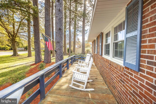 1036 S Schumaker Dr, Salisbury, MD 21804 - view of wooden terrace