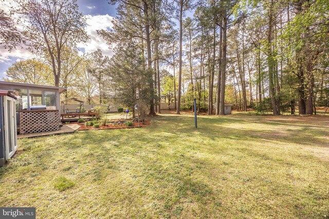1036 S Schumaker Dr, Salisbury, MD 21804 - view of yard featuring a deck