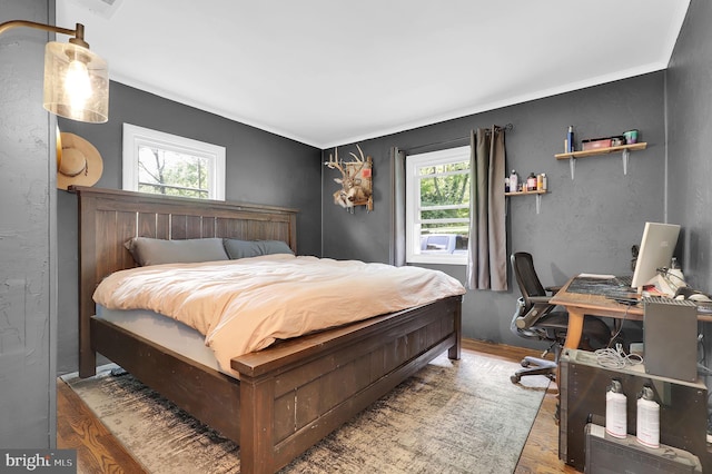 13 Ash Dr, Knoxville, MD 21758 - bedroom with ornamental molding and wood finished floors