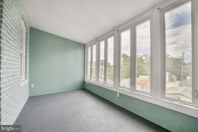 4516 13th St NW, Washington, DC 20011 - unfurnished sunroom with healthy amount of natural light and vaulted ceiling