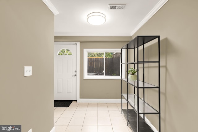 1936 Capitol Ave NE, Washington, DC 20002 - entrance foyer featuring ornamental molding, baseboards, and tile patterned floors
