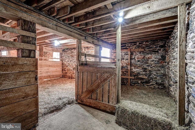 view of stable