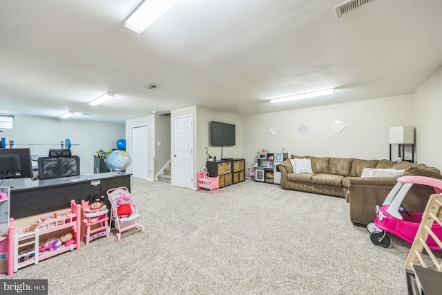 751 Chanticleer, Cherry Hill, NJ 08003 - carpeted living room with stairway