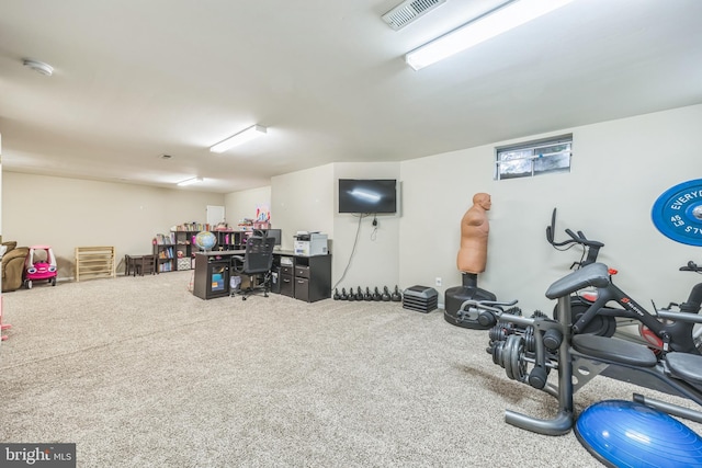 751 Chanticleer, Cherry Hill, NJ 08003 - exercise room featuring carpet flooring