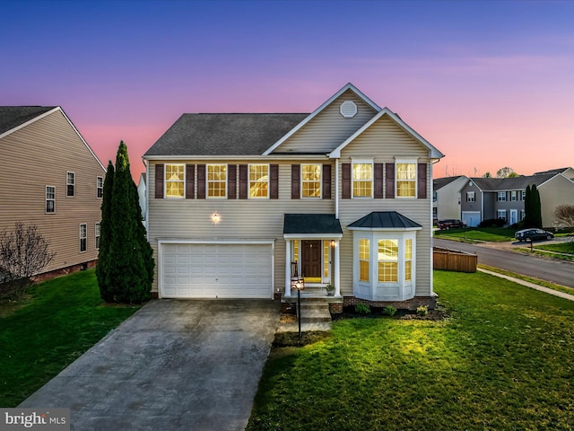 200 Rubens Cir, Martinsburg, WV 25403 - traditional-style house featuring an attached garage, a lawn, and driveway