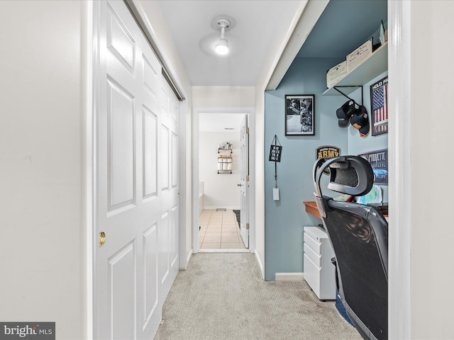 200 Rubens Cir, Martinsburg, WV 25403 - hallway featuring baseboards and light colored carpet